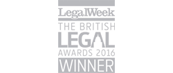Winner - British Legal Awards 2016